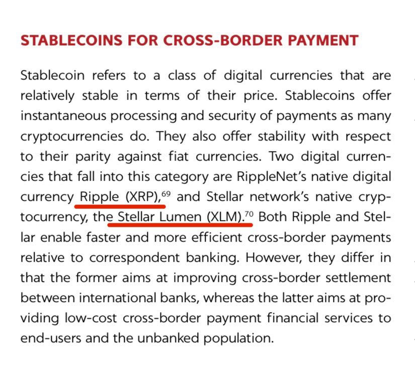 $XRP is becoming the stablecoin of all stablecoins. With so many stablecoins being issued on the XRP Ledger, it’s natural that all settlement will flow through XRP itself.

The World Bank recognized this years ago. The only real missing link is gold. That’s Basel III.