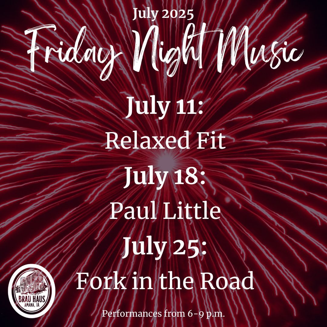 🇺🇸 July is just around the corner! While freedom rings, so will the live music!
✅ Check out our lineup &amp; mark your calendars!
NOTE: There will be no live music on Friday, July 4 as the Brau Haus will close at 5 p.m.
#MillstreamBrauHaus #BrauHaus #Amana #AmanaColonies