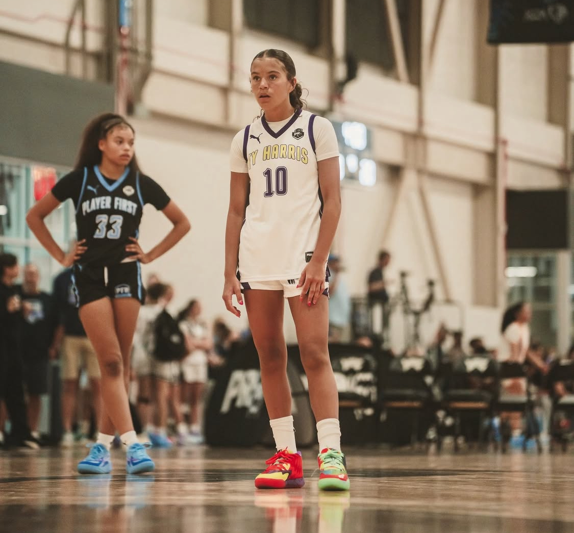 She does not rush to be crowned or claimed.

She learns to listen to the soft ground inside her, to stand in her own name before anyone else speaks it.

Class of 2030. Playing up, building slowly, returning to herself again and again.

One choice at a time.

Full story below. 🏀