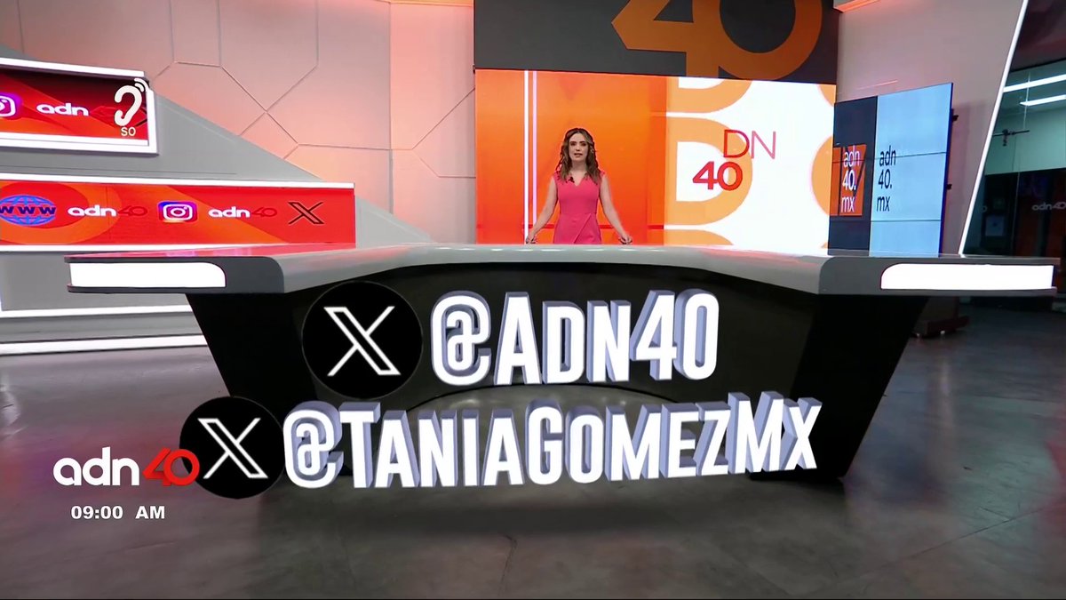 ¡Ya comenzó adn40.mx! Acompaña a <a href="/TaniaGomezMx/">Tania  Gomez</a> para llevarte la mejor información 👉 live.adn40.mx