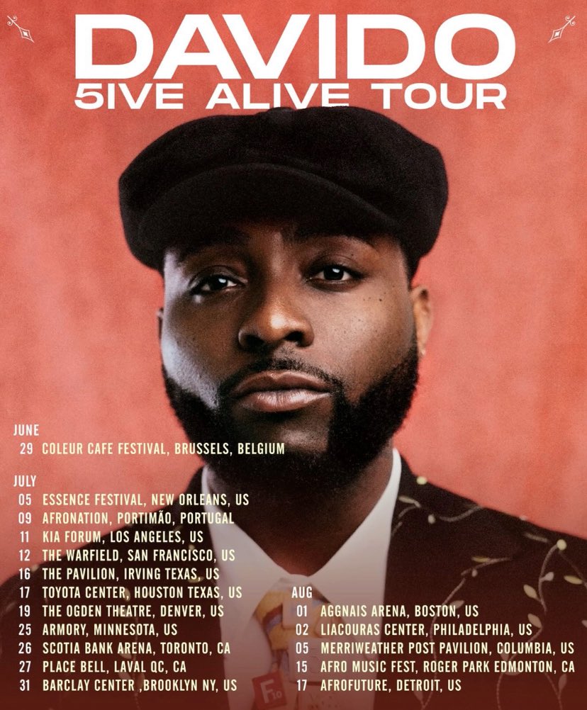 ToluPlaymate's tweet image. @davido 
King 👑 Congratulations in Advance On your #FiveAliveTour kicking off Today 📌

My 🙏 Are With You And the Entire Team 🫶🤍🤍🤍🤍
God Is The Greatest