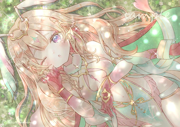デビューおめでとうございます Congratulations on your debut! ご依頼いただき、Umeさんのかわいらしいビジュアルをたのしく描かせていただきました! #illustraino