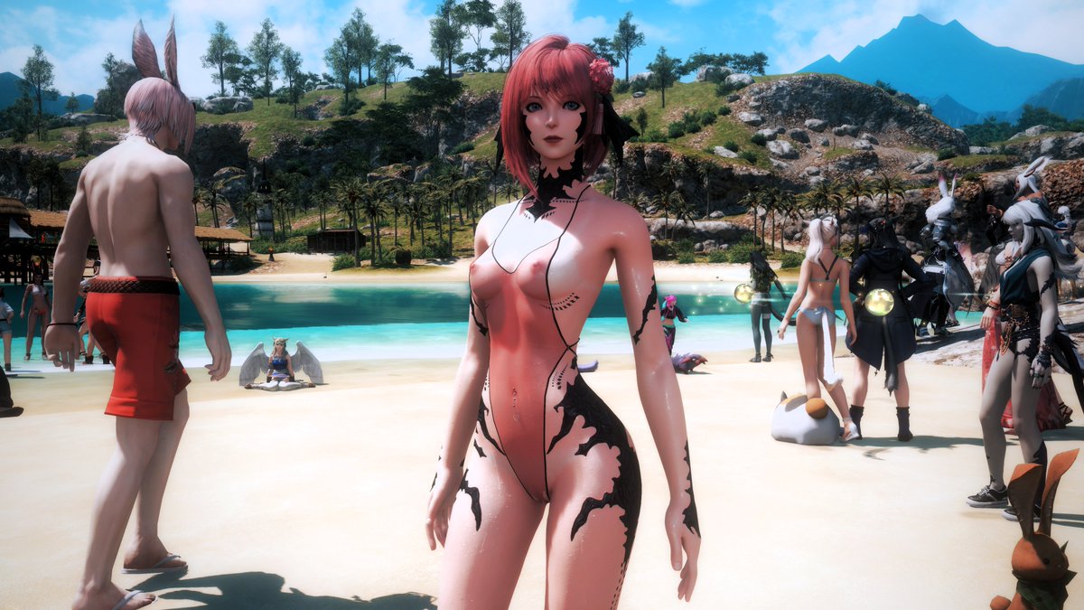 very ethical swimsuit for #ffxivsummerbash