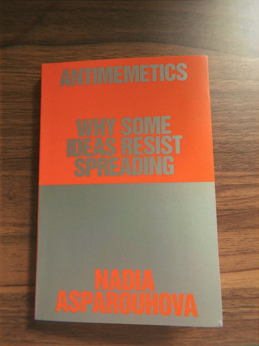 Josh Cornelius (@joshcrnls) on Twitter photo the best way to fight the constant pull of twitter is to always have a book you’re hooked on
antimemetics by <a href="/nayafia/">Nadia Asparouhova</a> is my current one the best way to fight the constant pull of twitter is to always have a book you’re hooked on
antimemetics by <a href="/nayafia/">Nadia Asparouhova</a> is my current one