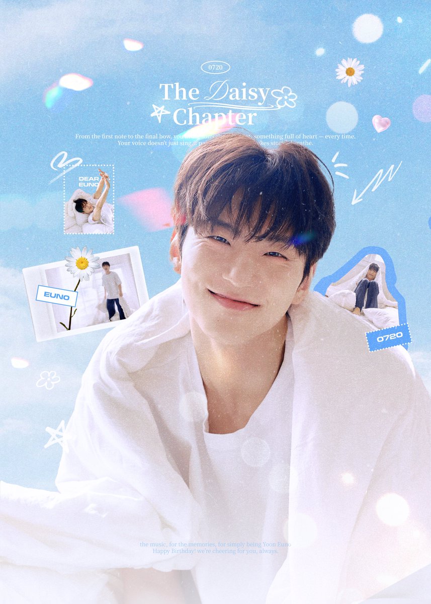 Dear_euno's tweet photo. 𝐓𝐡𝐞 𝓓𝐚𝐢𝐬𝐲 𝐂𝐡𝐚𝐩𝐭𝐞𝐫
-
ᴇᴜɴᴏ ʙɪʀᴛʜᴅᴀʏ ᴄᴀғᴇ ᴇᴠᴇɴᴛ ¹

윤은오 배우님의 생일을 기념하며
생일 카페 이벤트를 진행합니다 ◡̈⋆*
-
☁️ 청킹
🩵 𝟩.𝟣𝟪 - 𝟩.𝟤𝟤

#HBD_EUNO 
#THE_DAISY_CHAPTER 
#오늘의_챕터_속_은오 https://t.co/hEaqIp2V8x
