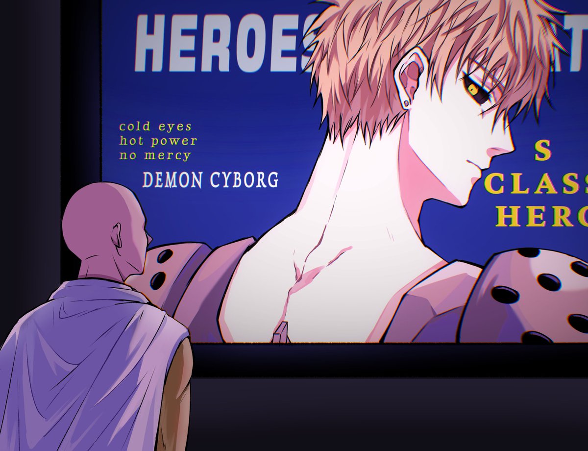 Saitama, Genos, One Punch Man, ワンパンマン, Anime 4k, HD Wallpaper | Rare Gallery, image size:1200x920