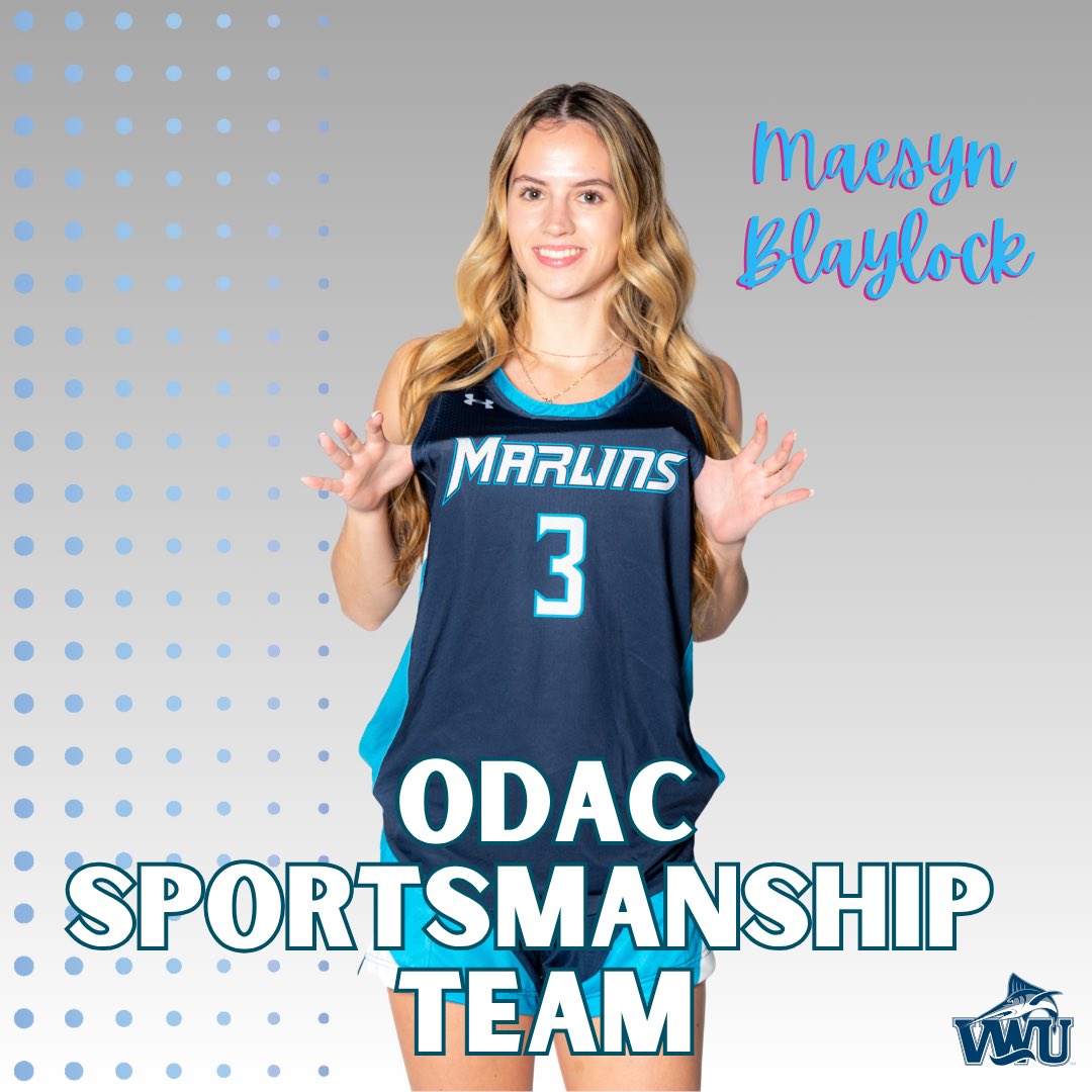 Please join us in congratulating Maesyn Blaylock on being named to the ODAC sportsmanship team‼️ Maesyn’s competitiveness and leadership do not go unnoticed &amp; our future is so bright with her leading our program 🤗