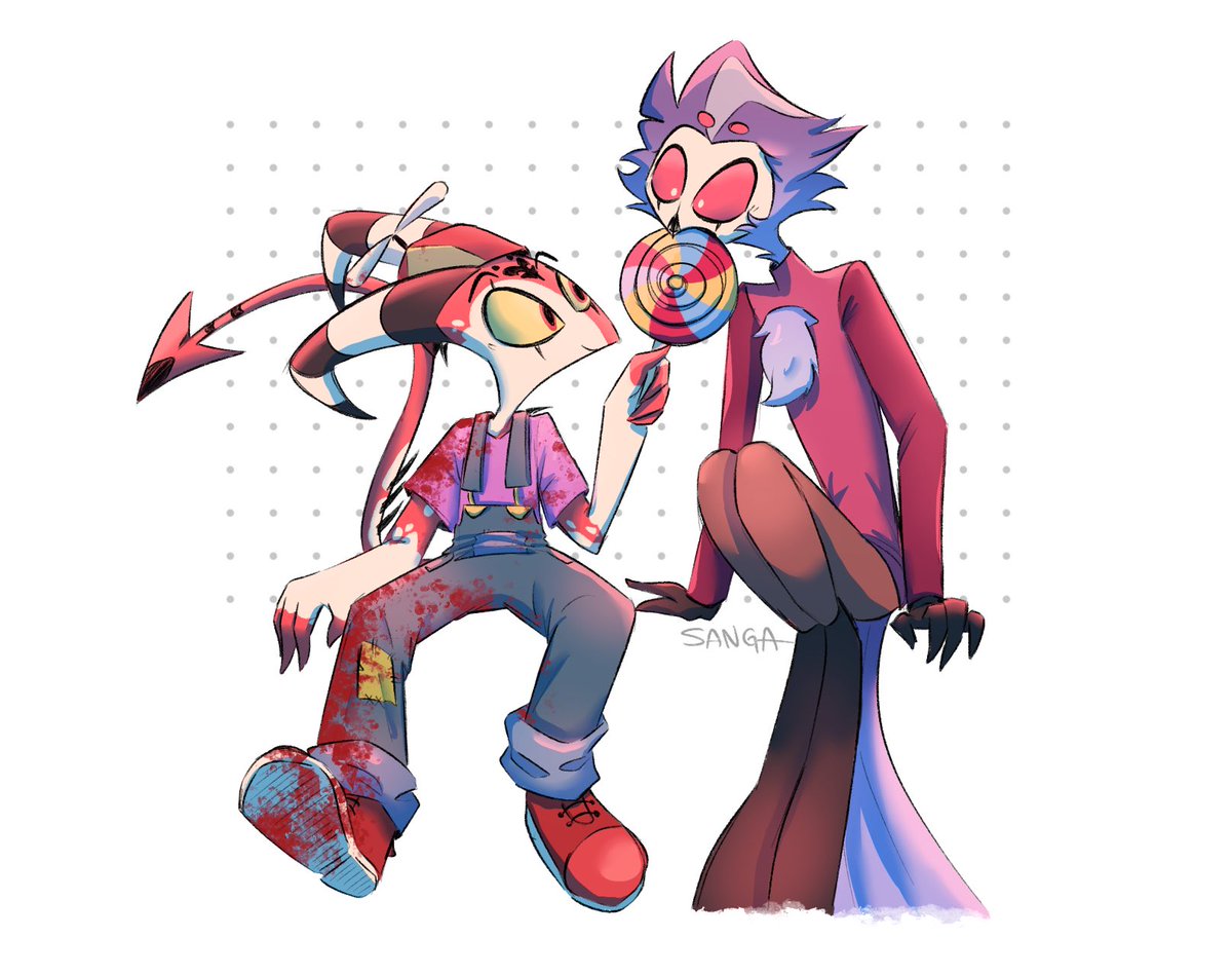 sharing a snack after a day of hard work 🍭 #stolitz #helluvaboss