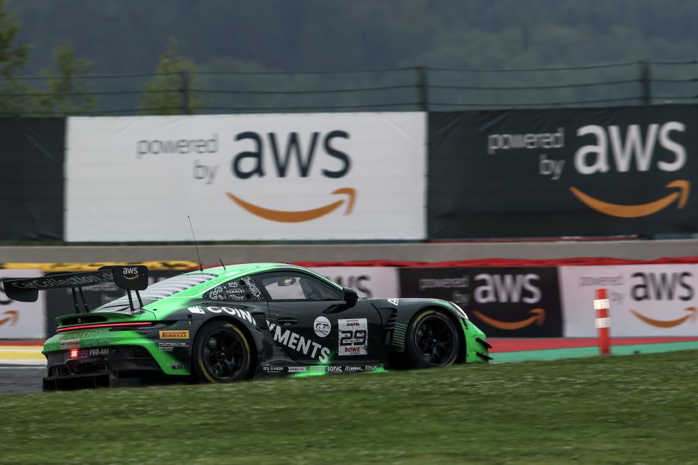 TheWorldofGT3's tweet image. The rare appearance of the Pro-Am Cup brings a #29 AV Racing by Car Collection Porsche victory via Noam Abramcyzk/Mathieu Detry/Fabian Duffieux/Bo Yuan!

📸: SRO
#Spa24h