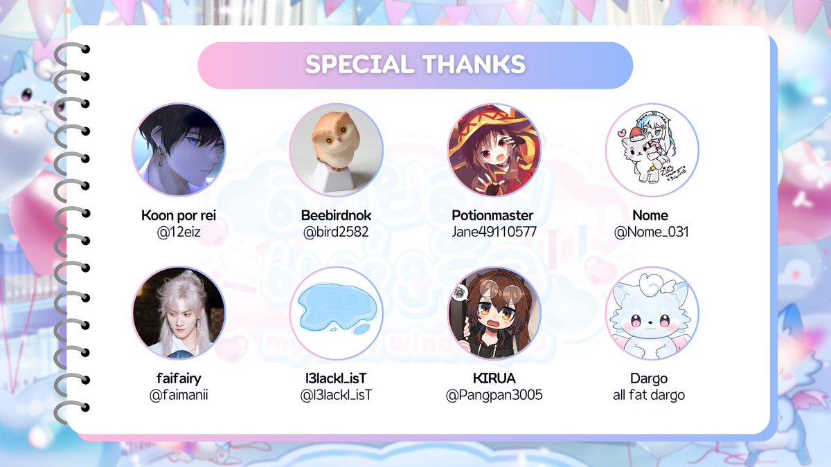 ขอบคุณสำหรับการทำงานหนักนะคะ 🩵