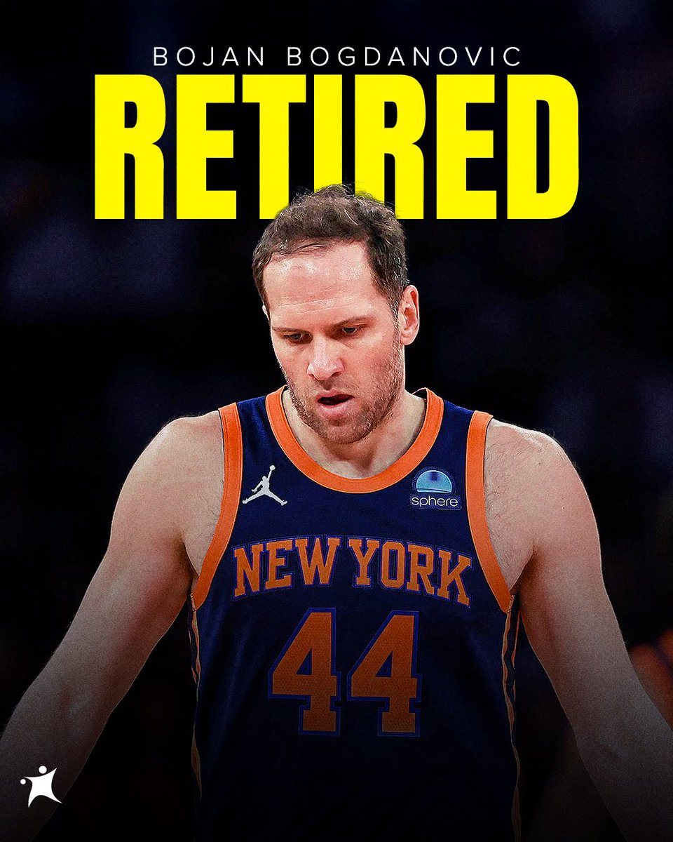 Bojan Bogdanovic announced his retirement from basketball 🥺🇭🇷

🫡 10 seasons in the NBA
🏀 719 NBA games played (15.6 PPG)
⭐️ NBA All-Rookie Second Team (2015)
🏆 2010 Croatian League champion
🏆 2013 Turkish Cup winner
🏆 2014 Turkish SuperCup winner
🏆 2014 Turkish League