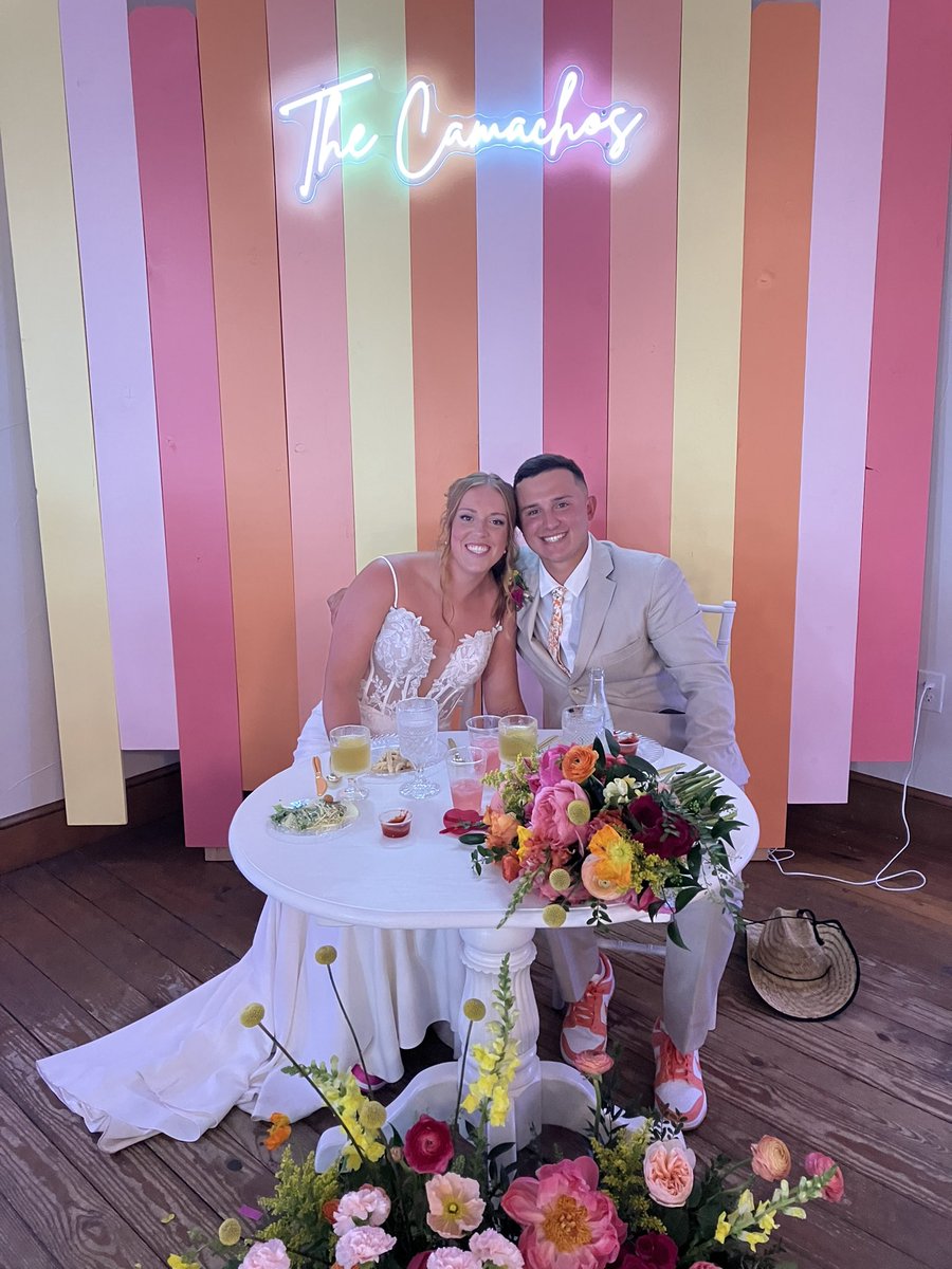 Congrats to these newlyweds!! Alum Brooklyn Troyer and Teo Camacho tie the knot 💍 What a special day it was!! We love you B! 🍊💕🍋