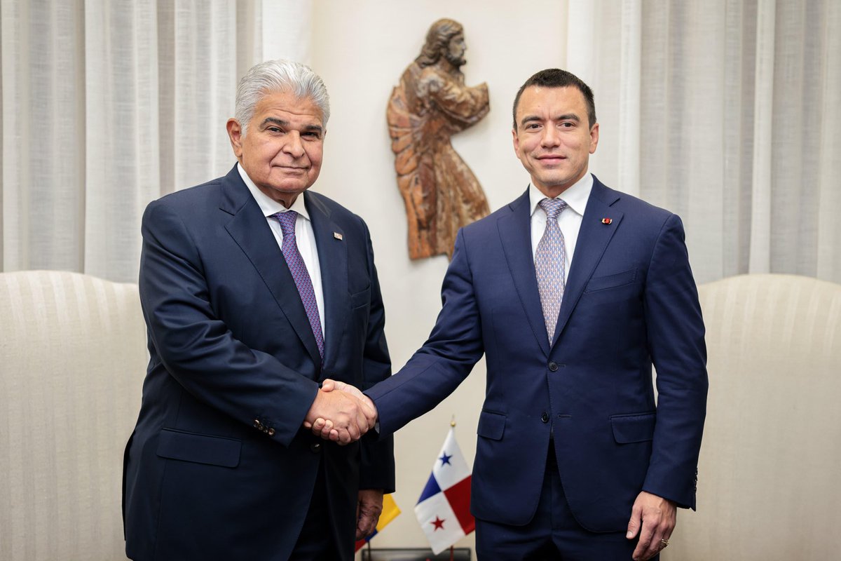 Ecuador reconoce los avances de Panamá en materia de transparencia fiscal.

Durante su visita a Sevilla, el presidente <a href="/JoseRaulMulino/">José Raúl Mulino</a> sostuvo un encuentro bilateral con su homólogo <a href="/DanielNoboaOk/">Daniel Noboa Azin</a>, en el que Panamá y Ecuador fortalecen su relación y abren paso a una nueva etapa