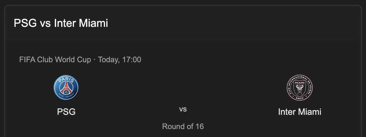 Guess the Final Scoreline for a chance to win $100 $USDC.

Entries Close in 45 mins. ⌛️ #FIFACWC #PSGMIA