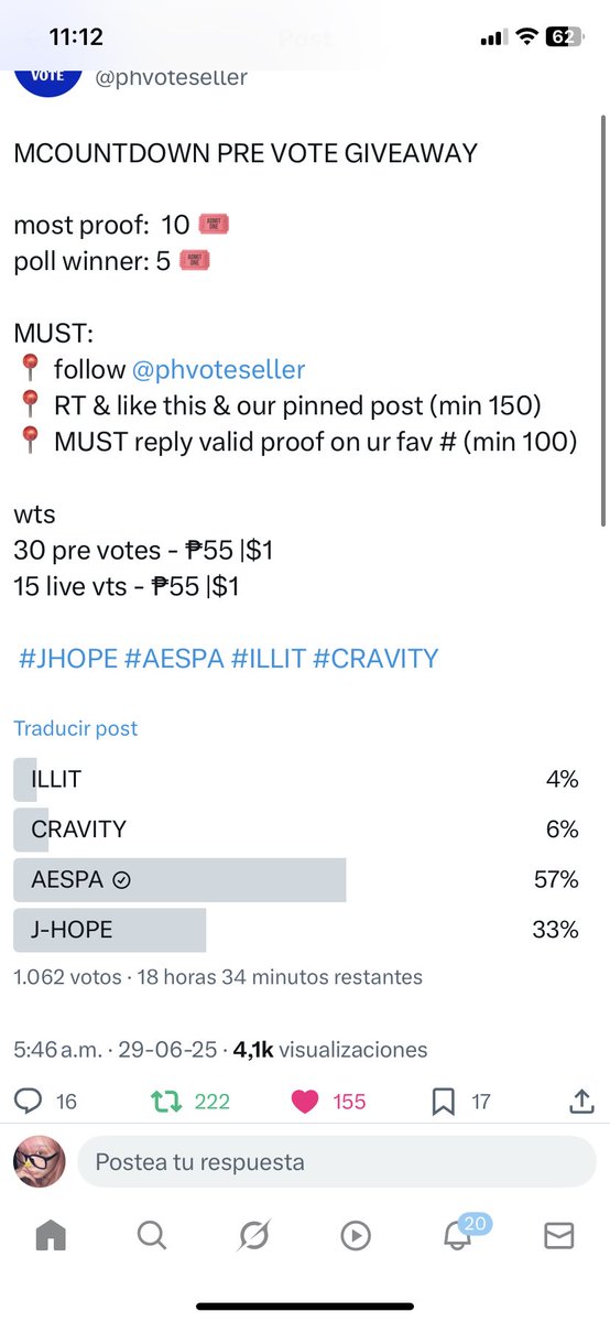 hyeroomy's tweet photo. @phvoteseller #AESPA https://t.co/9SP5gf7KSi