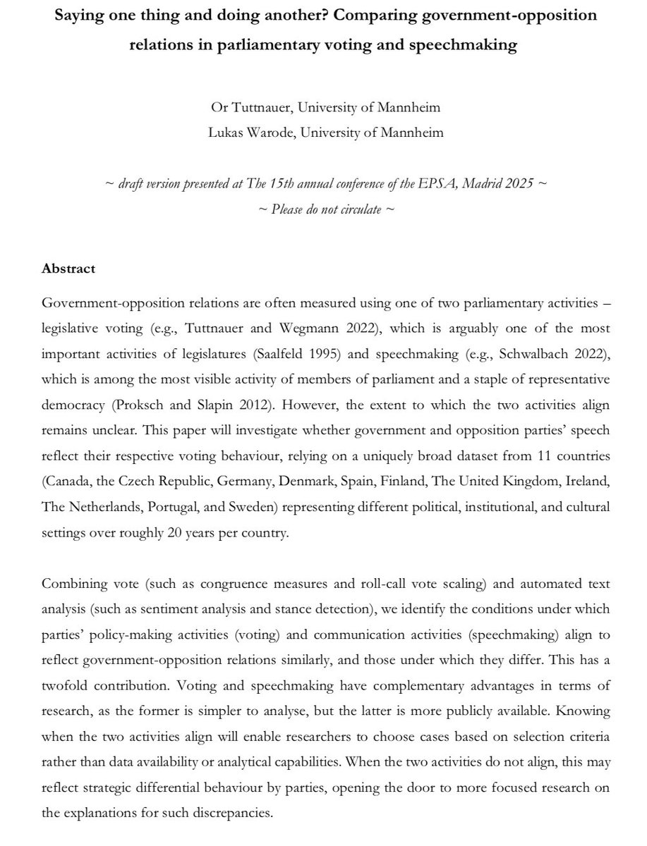 1/2 Another year, another <a href="/europsa/">EPSA</a>. This year I had two papers accepted, but no visual proof that I presented joint work with Thomas Bräuninger on (the problems of) dynamic scale usage. I hope some nice people will capture 📸 me again next year in the Post-EPSA era in Belfast