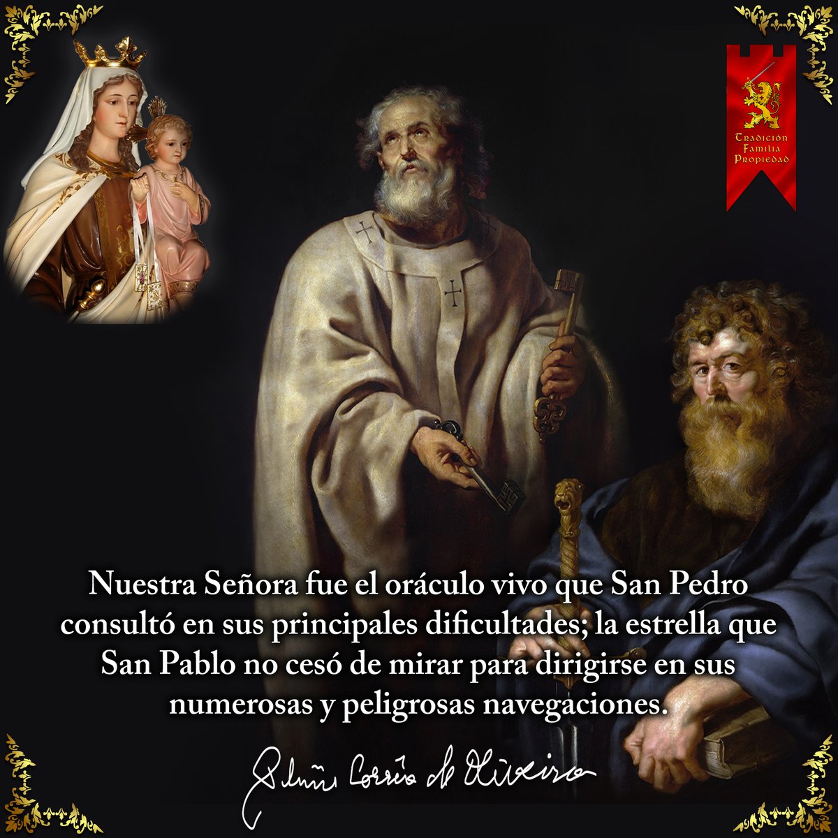 Solemnidad de San Pedro y San Pablo

#SanPedro #SanPablo #tfp #pliniocorreadeoliveira