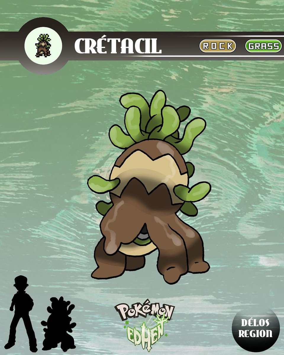 on commence à dévoiler le pokedex du jeu #pokemonedhen 
et ca débute par les fossiles !

#pokemon #fakemon #pokemonfangame