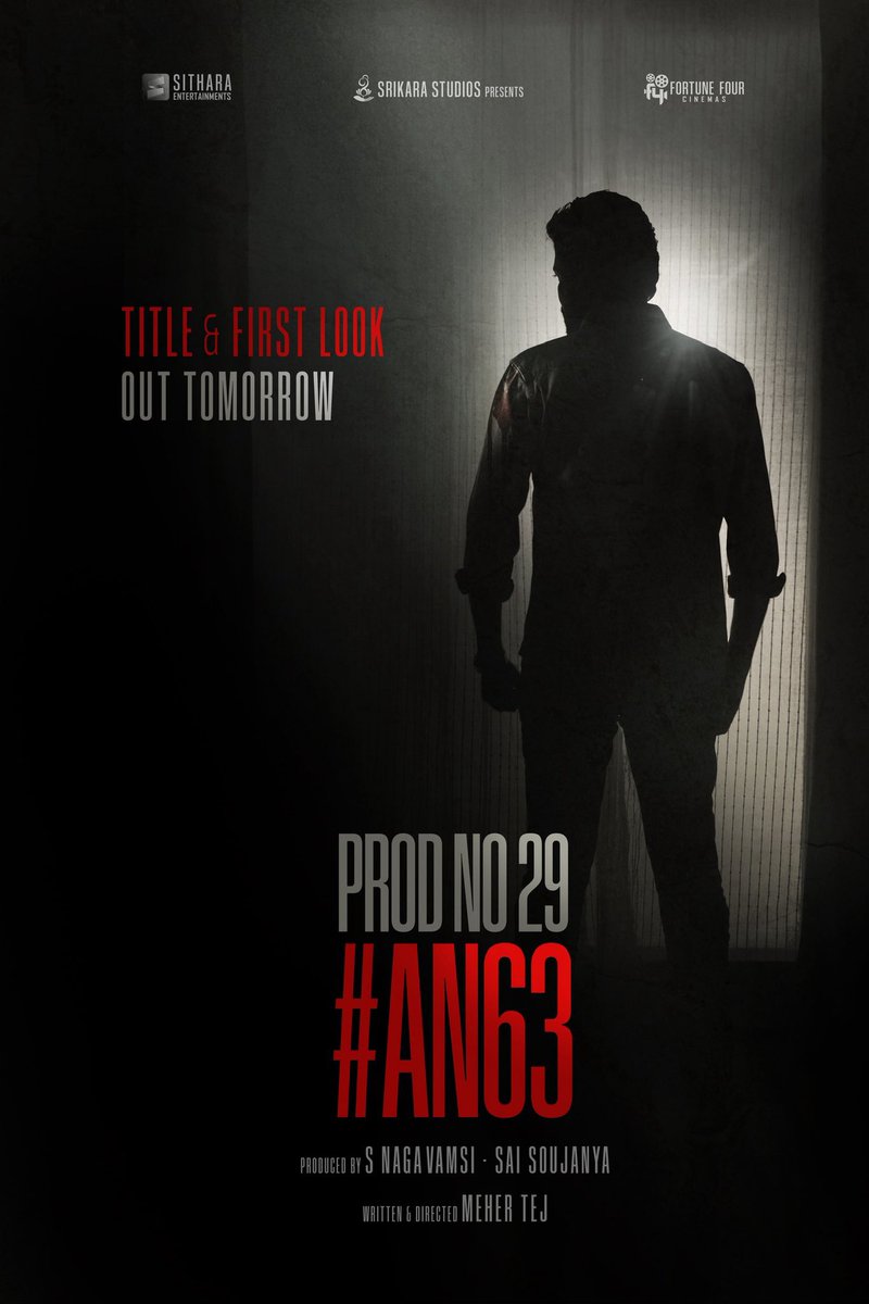 NareshFanTrends's tweet photo. The only thing we can’t avoid…
What if we dared to? 👀🫵

#AN63 will leave you anxious with First Look tomorrow! 💥

@allarinaresh @iRuhaniSharma @mehertej2 @vamsi84 #SaiSoujanya @Venkatupputuri @SitharaEnts @Fortune4Cinemas #SrikaraStudios https://t.co/JYXXydXnJR