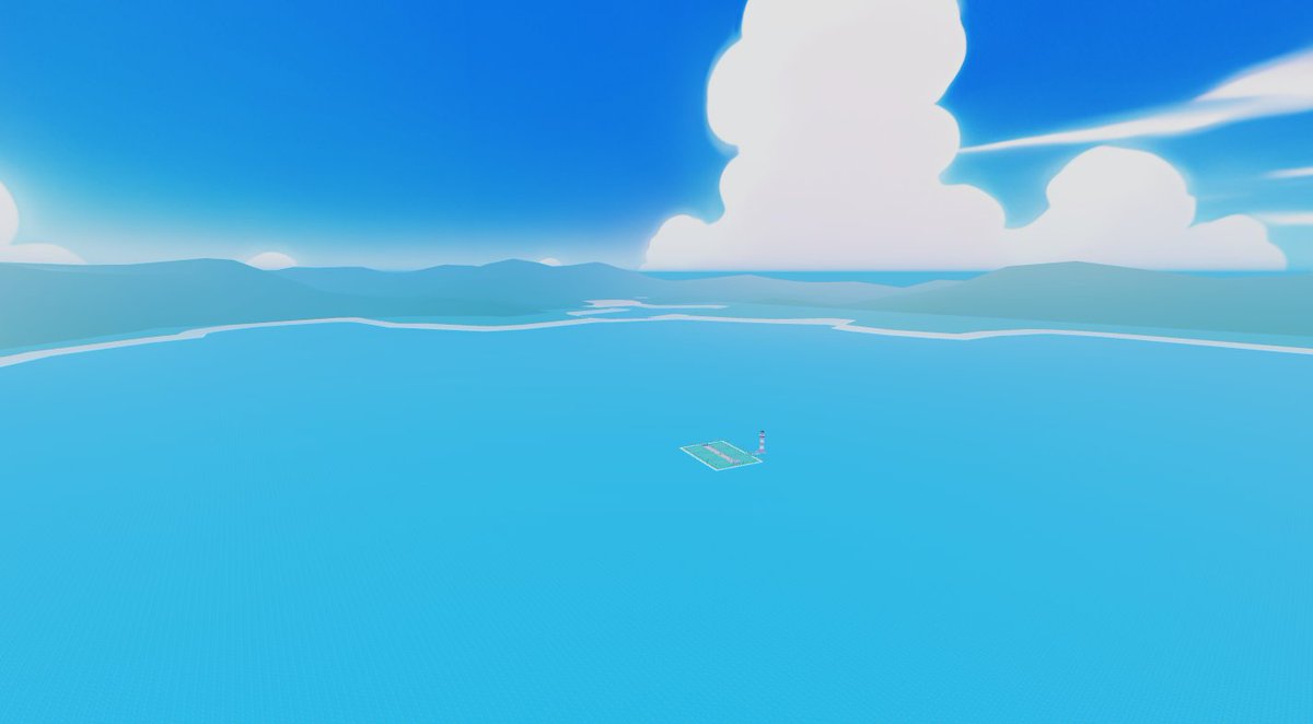 🏝️Bask in the vast oasis with beautiful hotels and (almost) infinite waters!

#ROBLOX #RobloxDevs