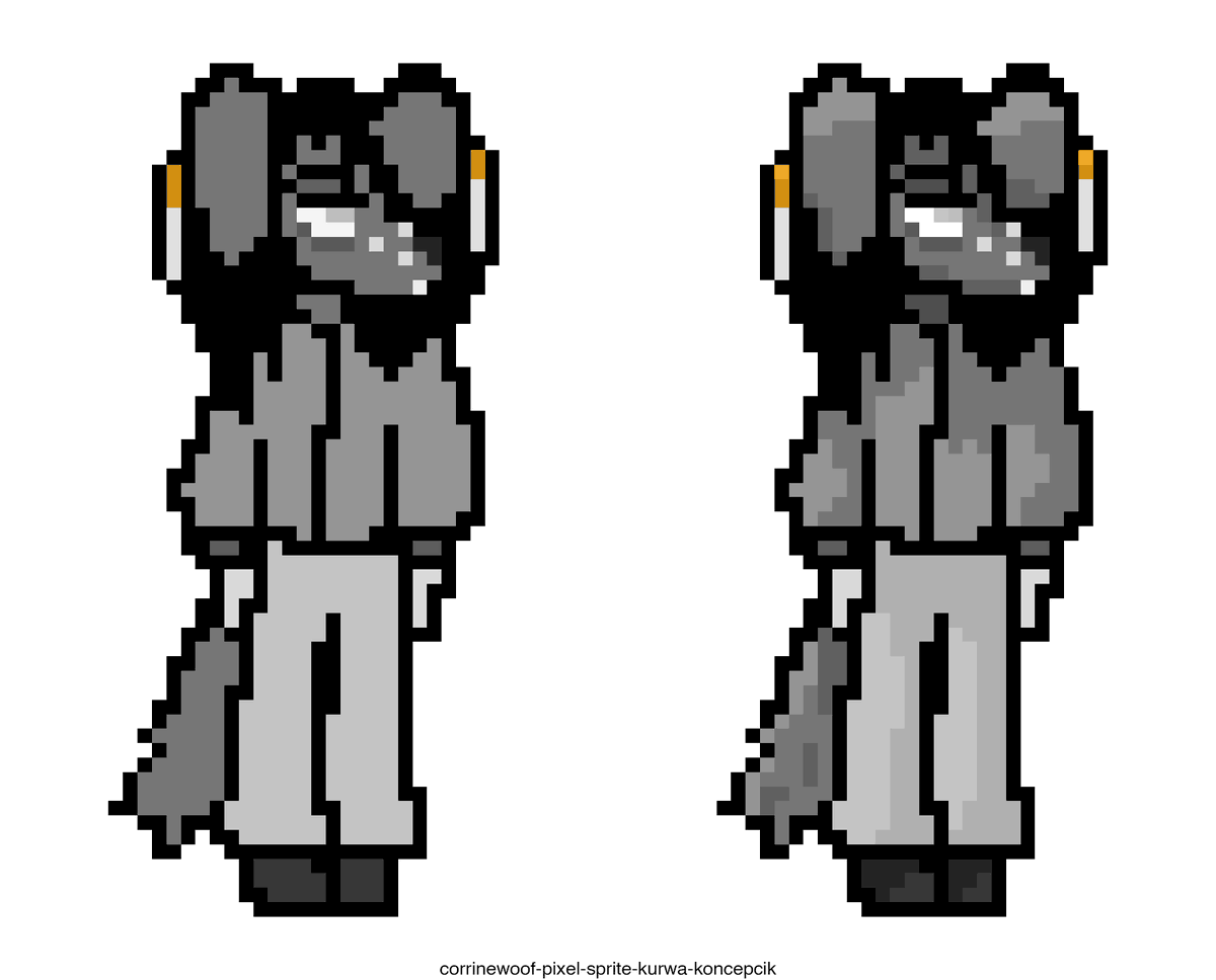 corrinewoof's tweet photo. some pixel sprites i made a while ago
(more posted on my tg channel)

#furry #pixelart #furryart https://t.co/TBHorElkJa