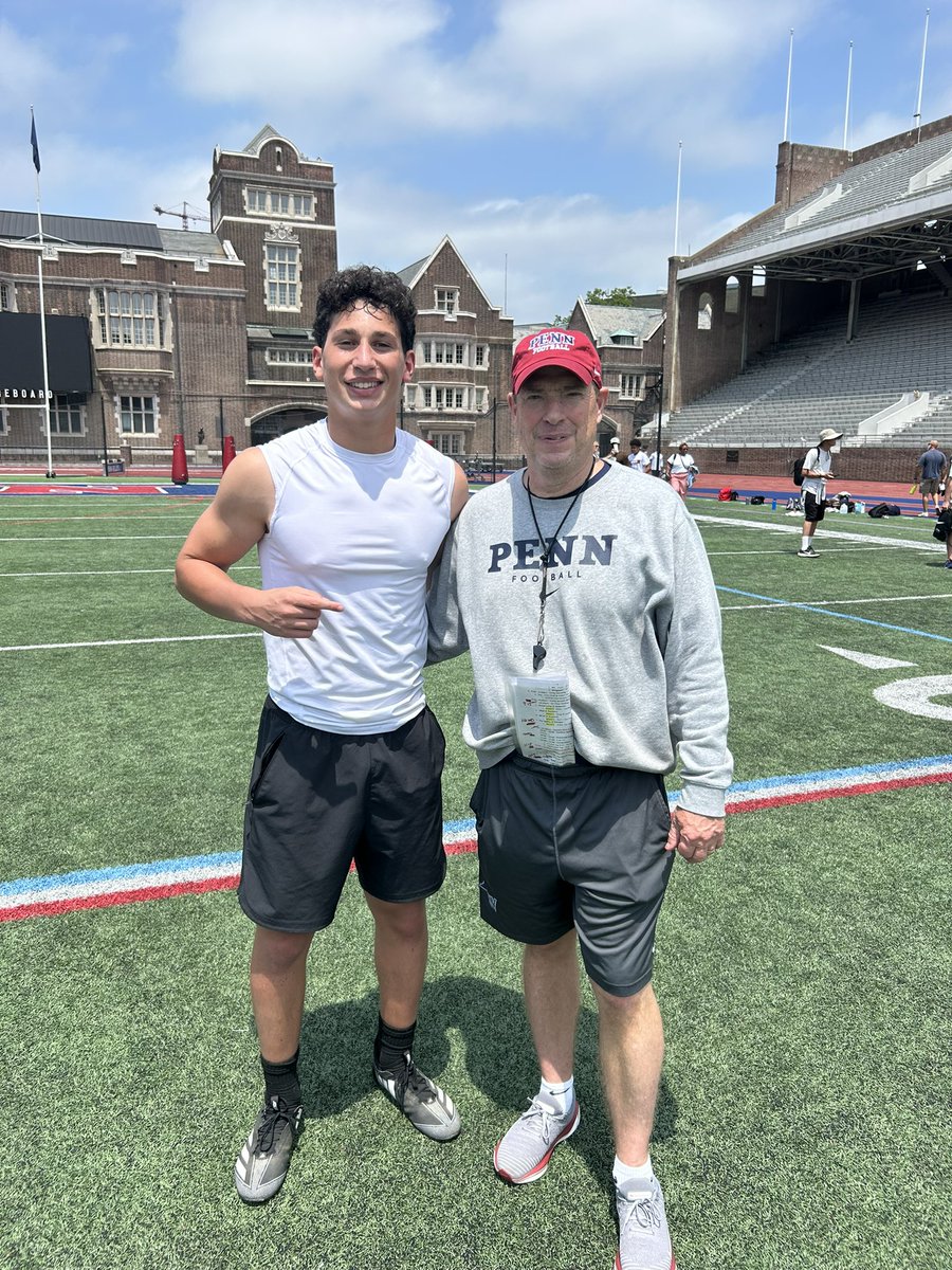 Loved working with the Penn coaches yesterday. <a href="/CoachDupont/">Jon Dupont</a> <a href="/CoachBobBenson/">Bob Benson</a> <a href="/CoachPriore/">Coach P</a>