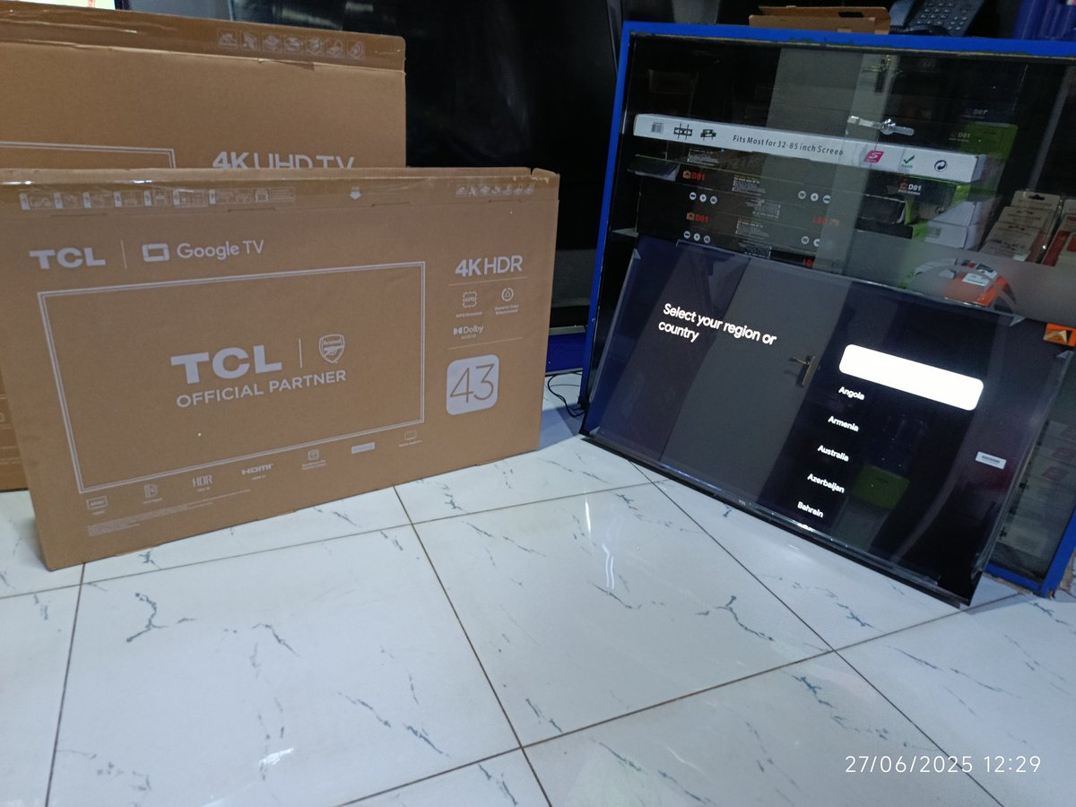 Professional TV mounting in Nairobi + TV sales (@protech_kenya) on Twitter photo Happy new week!
โ
๐๐ฅ๐๐๐ฌ๐๐ ๐ญ๐จ ๐ข๐ง๐๐จ๐ซ๐ฆ ๐ฒ๐จ๐ฎ; ๐๐ข๐ฉ๐ ๐ฉ๐จ๐ฅ๐ ๐ฉ๐จ๐ฅ๐ ๐ง๐จ๐ฐ ๐๐ฏ๐๐ข๐ฅ๐๐๐ฅ๐!!
TCL 43 4K ultra HD
43V6C 2025
At a new Offer price of 31,500!!!
Free streaming Apps Apps installation
Pay on delivery ๐
We deliver countrywide
0713332260 Happy new week!
โ
๐๐ฅ๐๐๐ฌ๐๐ ๐ญ๐จ ๐ข๐ง๐๐จ๐ซ๐ฆ ๐ฒ๐จ๐ฎ; ๐๐ข๐ฉ๐ ๐ฉ๐จ๐ฅ๐ ๐ฉ๐จ๐ฅ๐ ๐ง๐จ๐ฐ ๐๐ฏ๐๐ข๐ฅ๐๐๐ฅ๐!!
TCL 43 4K ultra HD
43V6C 2025
At a new Offer price of 31,500!!!
Free streaming Apps Apps installation
Pay on delivery ๐
We deliver countrywide
0713332260