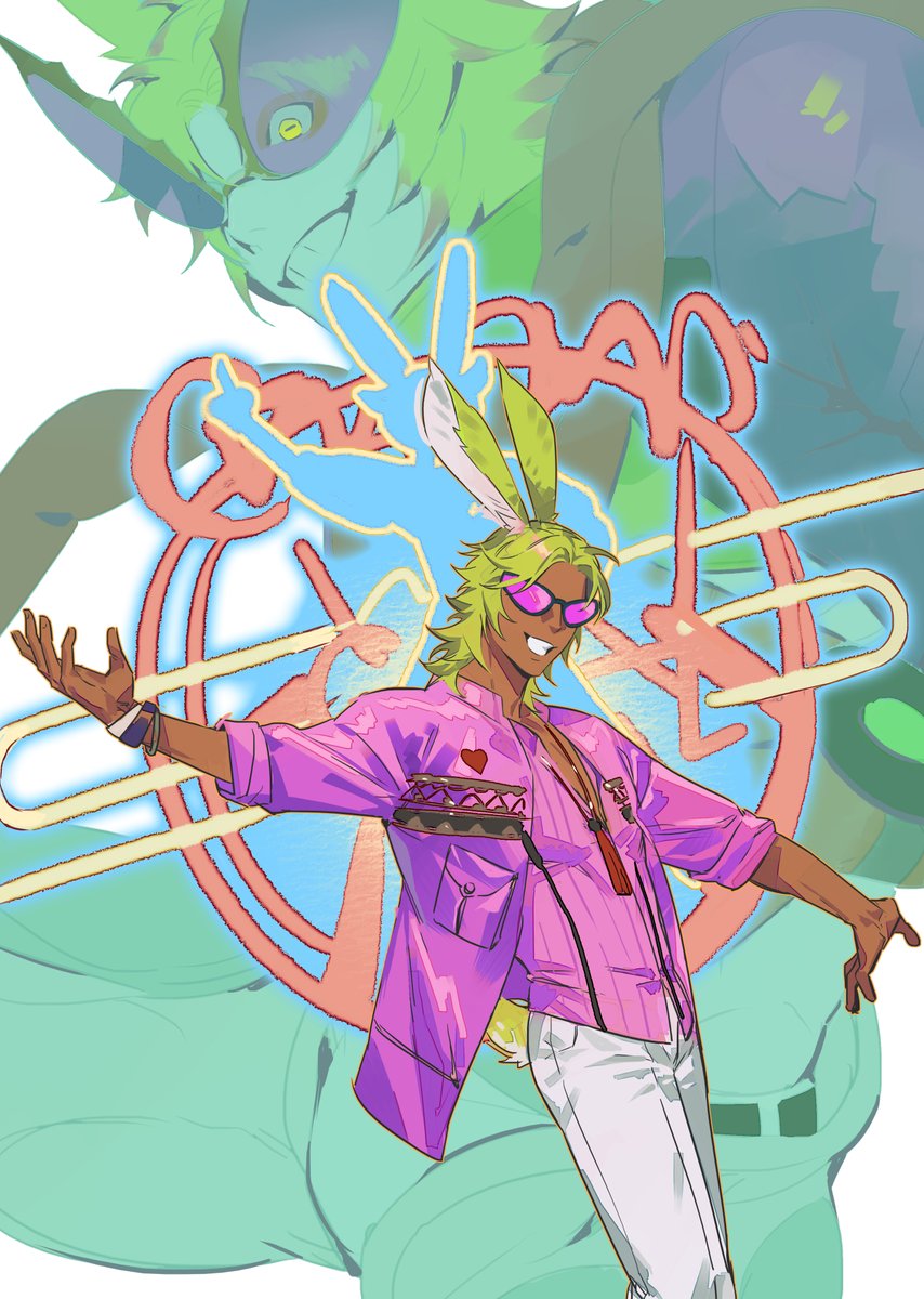 被BGM硬控 兔男坏 #FF14