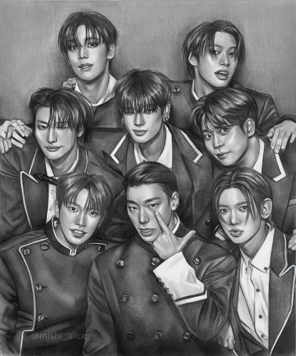 Finally my 8M1T 🥹🤍 
#ATEEZfanart <a href="/ATEEZofficial/">ATEEZ(에이티즈)</a>