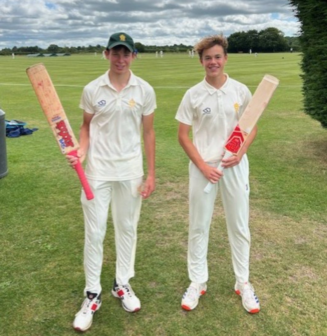 Congratulations to Thomas and Joe for their respective half centuries in this weekend’s U15A cricket game vs King’s Macclesfield - helping their team to an excellent first innings total which proved crucial in this very tight and well contested last game of the season🏏👏