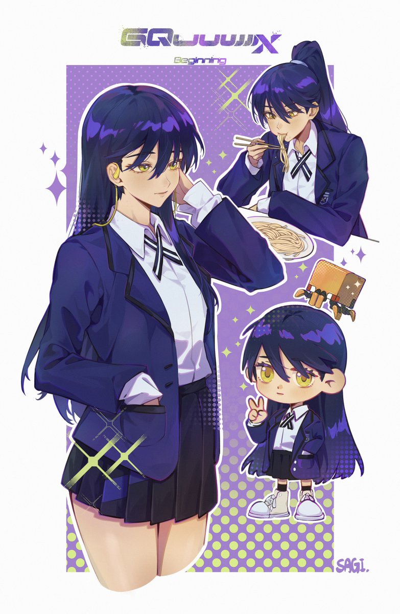 sagi_0116's tweet image. 💜💟💜

#GQuuuuuuX #ジークアクス