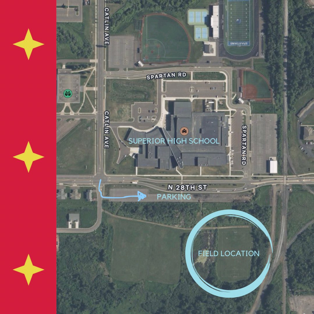 SuperiorPackFC's tweet photo. Daylight in the Swamp!
We take on Eau Claire today at 3 PM. A win and we clinch the 1 seed for playoffs π
π Union Des Bateaux FC
β° 3:00 PM
πSHS Outdoor Field #3 (Superior, WI)
π WPASL
π₯ N/A
π $5 General Admission
#BuiltSuperior #LeaveYourMark #WPASLsoccer https://t.co/uInLGpksar