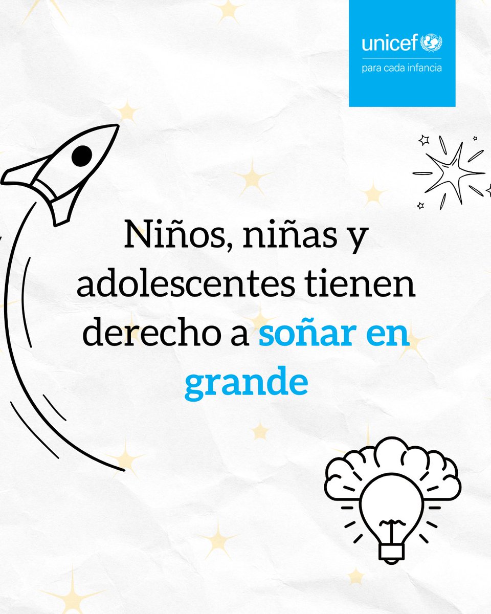 ¡Niños, niñas y adolescentes tienen derecho a recibir educación de calidad que les permita desarrollar su potencial, capacidades y habilidades al máximo! 🌟

#ParaCadaInfancia, derecho a seguir lo que les hace felices ❤️