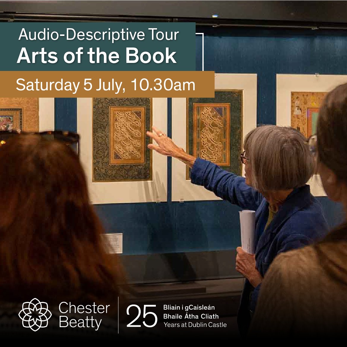 Join us for a special audio-descriptive tour of selected objects in the Arts of the Book gallery. This tour is designed to enhance the appreciation of art for all visitors, especially those who are blind or visually impaired. 🎟️FREE, booking here: ow.ly/PXtB50WhvI6