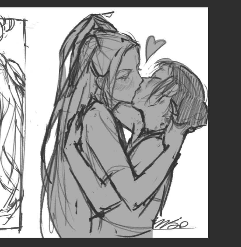 makmiiso's tweet image. Last doodle before I lock in for finals  #zoemira