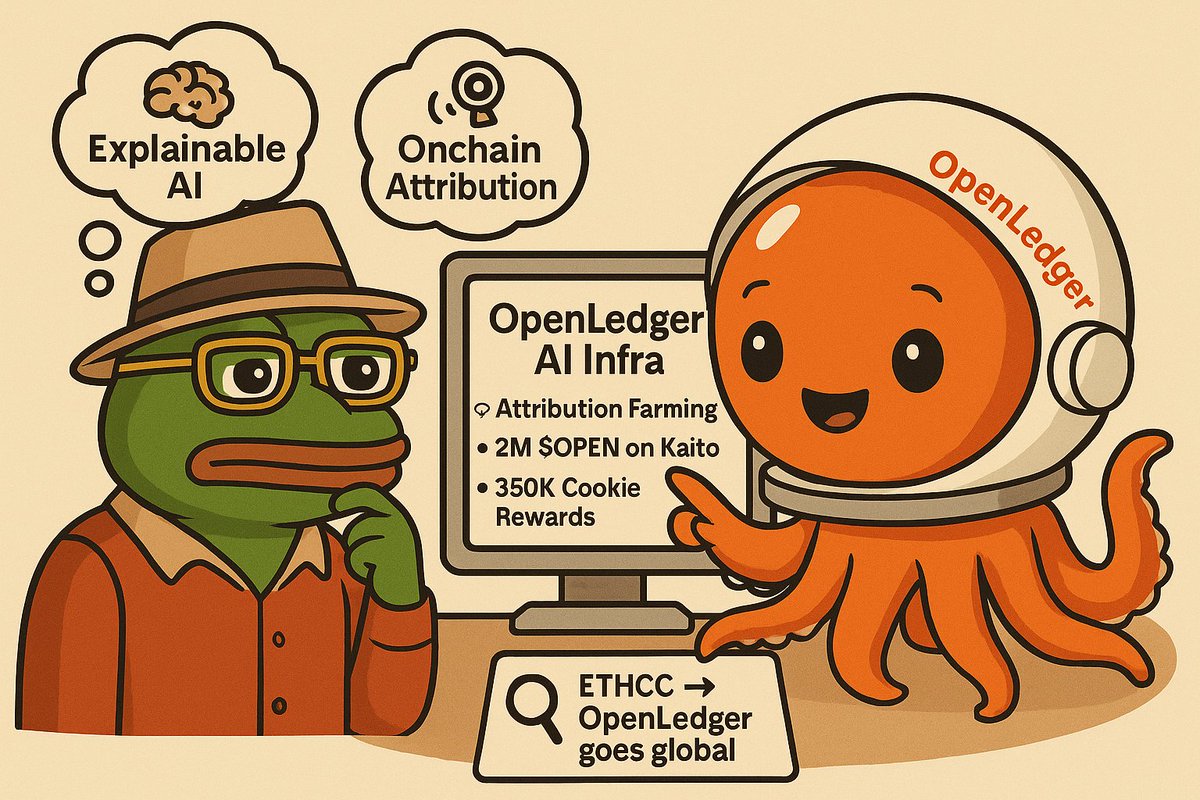 Bambam (@0xbambamy) on Twitter photo 🚨 OpenLedger is breaking AI wide open not just another LLM wrapper or black-box hype. This is foundational infrastructure for explainable, attributable, payable AI. 🧠📡 <a href="/OpenledgerHQ/">Openledger</a>
At its core, OpenLedger is building the onchain backbone for AI that respects data provenance 🚨 OpenLedger is breaking AI wide open not just another LLM wrapper or black-box hype. This is foundational infrastructure for explainable, attributable, payable AI. 🧠📡 <a href="/OpenledgerHQ/">Openledger</a>
At its core, OpenLedger is building the onchain backbone for AI that respects data provenance