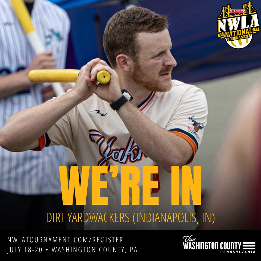 NWLATournament's tweet photo. Our 16th team in the 2025 field is DIRT! https://t.co/oZieaAhMfU