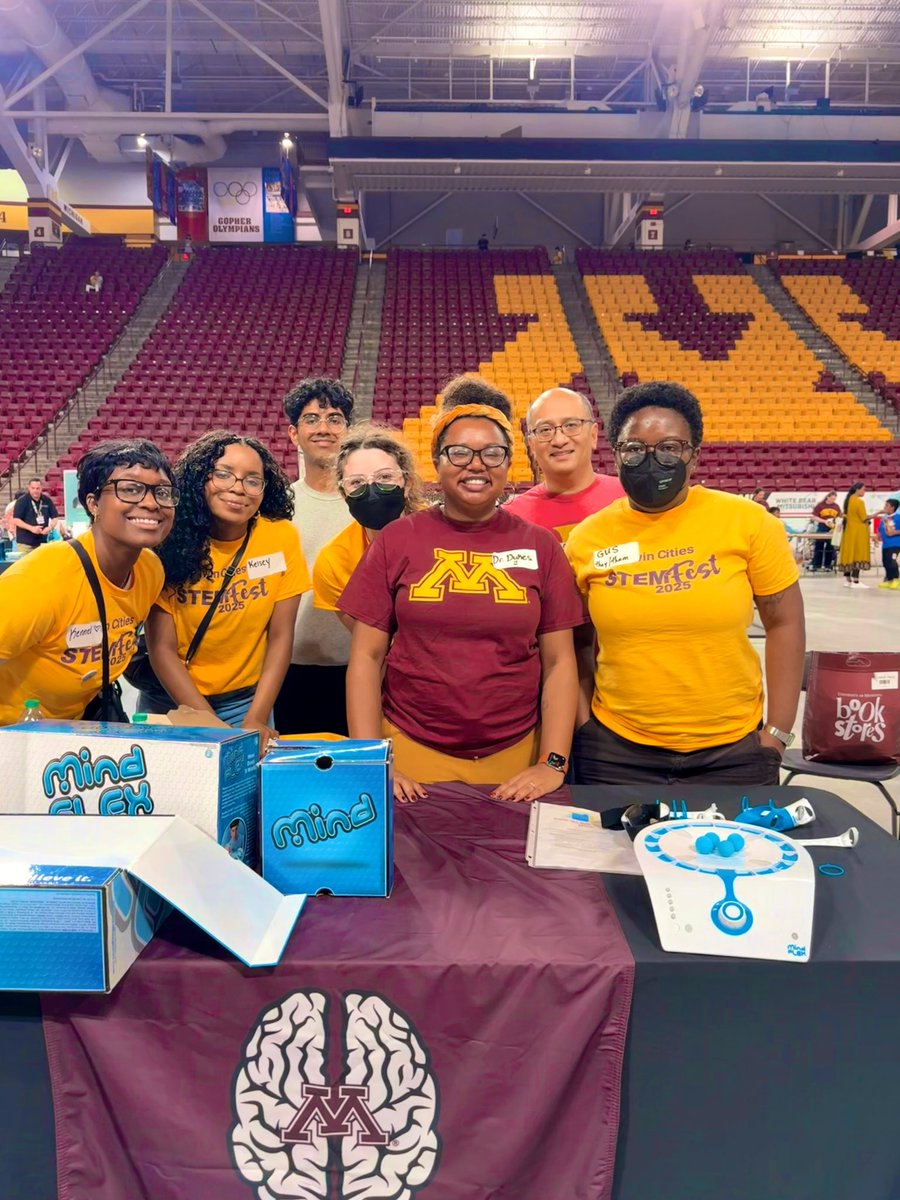 HeyDrDukes's tweet photo. I’m the new chair of the @UMNeurosci outreach committee ✨ we joined #STEMFest to share our love for neuro w/ our local community 🧠

We did a Brain Zoo, altered reality experiment, and Mind Flex game!

Making science accessible &amp; exciting for everyone is why we do this work 💖 https://t.co/Y1FagNp5R8