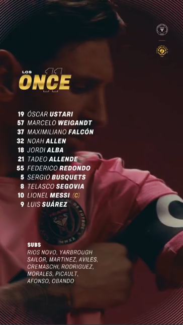 📝| تشكيل #باريس_سان_جيرمان_إنتر_ميامي في دور الـ 16 لـ #كأس_العالم_للأندية_2025 🔴