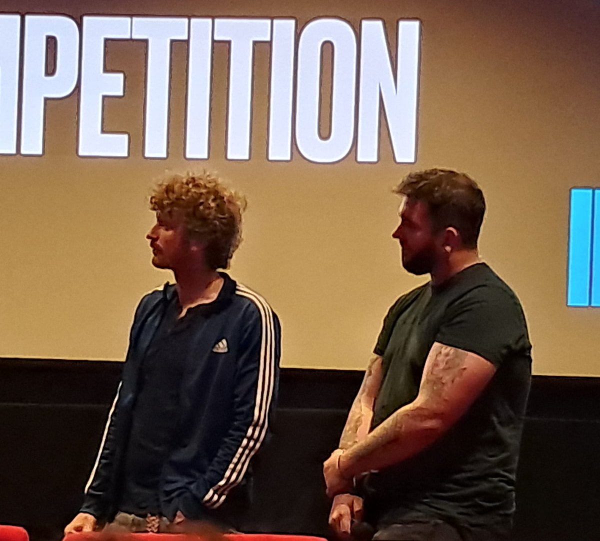 NickyLarkin83's tweet photo. Q&amp;A at @DocsIreland with SUMOLAND star Matthew Wilson! https://t.co/c502KwzNvk