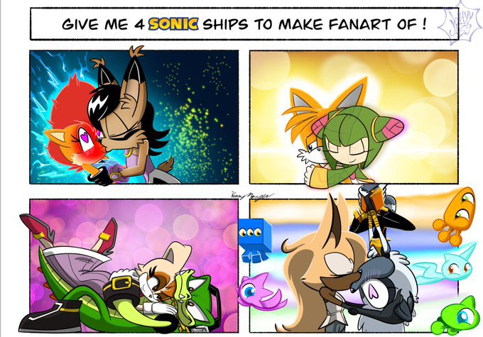 Doc_Animator_N's tweet photo. "Group A" DONE!
I should draw wisps and colored outlines more often!
#Sallicole #Tailsmo #vectilla #Whispangle #fourshipsmeme #shippingmeme https://t.co/Mik01VK6Uo