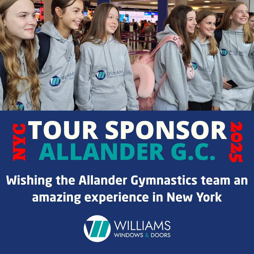 Glasgow_Windows's tweet photo. We are proud to support the @agymnasticsclub  trip to New York to attend the world famous International Gymnastics Camp.

We've got them fully kitted out and looking forward to what will be an amazing experience. 

#Gymnastics #CommunitySponsorship https://t.co/74vmjPD74Y