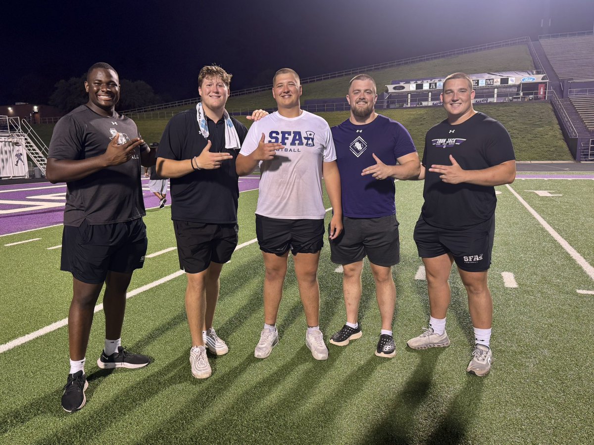 Tristan Silva (@tristansilva65) on Twitter photo Had an amazing camp and visit <a href="/SFA_Football/">Lumberjack Football</a> yesterday!! Thank you to <a href="/CoachCarthel/">Colby Carthel</a> and the rest of the staff for showing me and my family all the hospitality. 1% better everyday. Had an amazing camp and visit <a href="/SFA_Football/">Lumberjack Football</a> yesterday!! Thank you to <a href="/CoachCarthel/">Colby Carthel</a> and the rest of the staff for showing me and my family all the hospitality. 1% better everyday.
