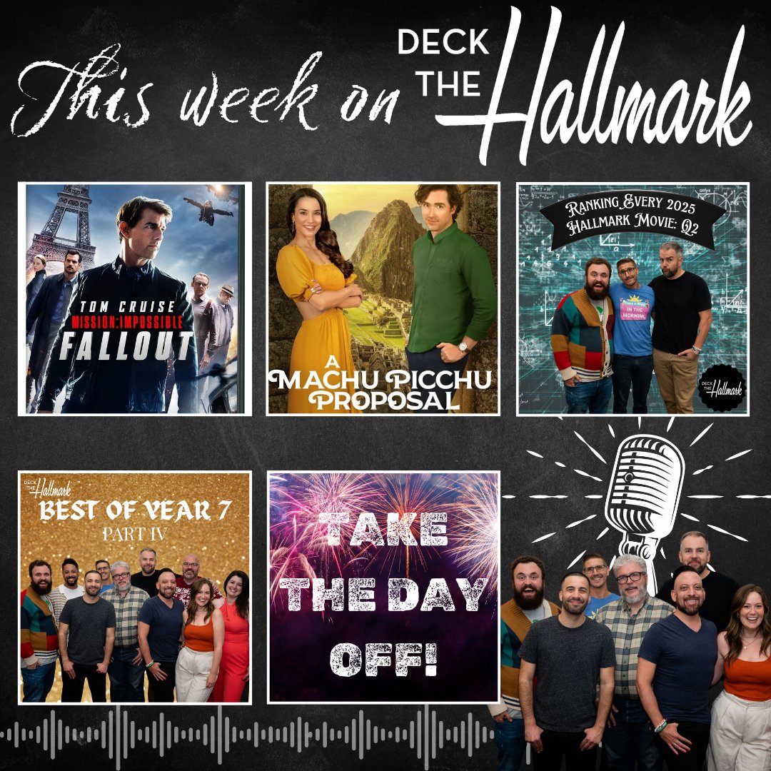 deckthepodcast's tweet image. We have so much fun coming your way this week that we&apos;re taking Friday off!

🎧 all platforms 
📺 @PhiloTV - Philo.tv/DTH