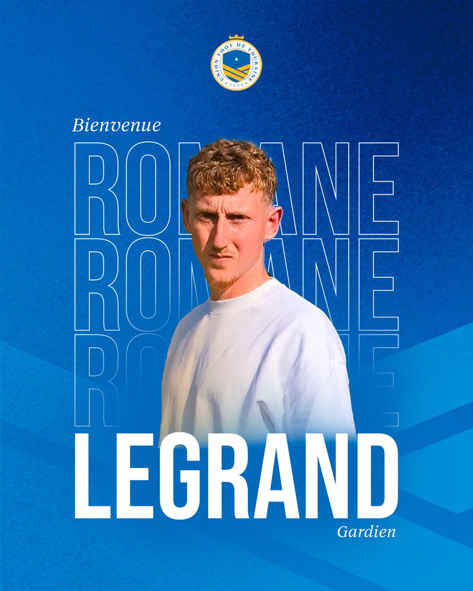 📢 𝐑𝐨𝐦𝐚𝐧𝐞 𝐋𝐞𝐠𝐫𝐚𝐧𝐝 rejoint l'UFT !
Fort de ses 83 matchs en N3, le gardien de but de 26 ans arrive avec son expérience acquise à Vierzon, Avoine et Montlouis.
L'Union pourra compter sur lui cette saison !