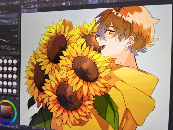 夏だしな〜と思いながら描き
