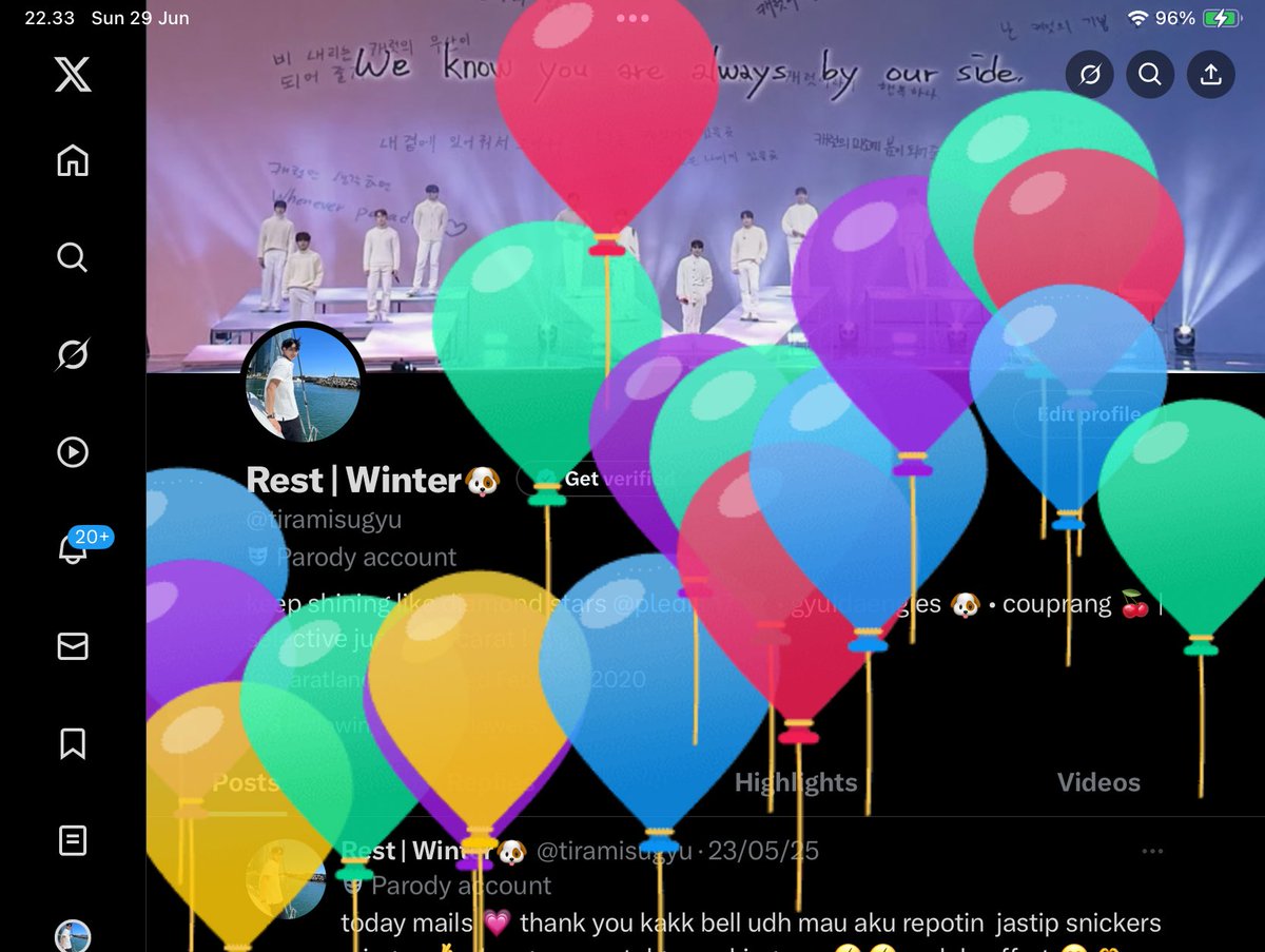 adaa balonnya 🥳💗