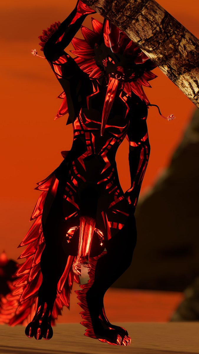JokkeVRDK's tweet photo. When the heat of hell isn't enough, I bring my own fire 😈🔥 Handle with care… I bite, claw, and dominate. #NSFW #FeralDesire #LewdAF https://t.co/AeeGtLZP8o