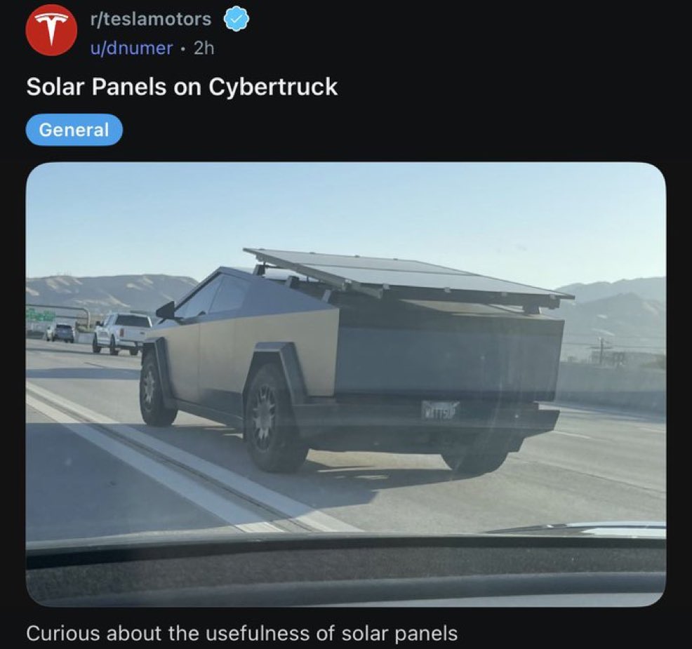 craigconsulting's tweet image. Wow wonder how many miles they gain per day? Maybe good for camping off grid? What do you think the added miles would be?