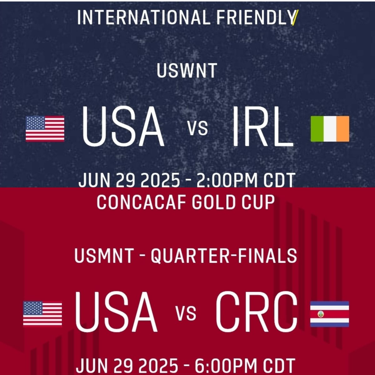 GAME DAY! We will be at <a href="/PhoenixBrewpub/">The Phoenix On Westheimer</a> at both 2PM &amp; 6PM for the #USWNT vs Ireland Friendly &amp; #USMNT Gold Cup Quarterfinal . $5 mimosas and $7 bloody marys are available until 3PM. USA USA USA! facebook.com/share/16dtVYtG… #AO5 #UniteAndStrengthen #AOFamily #goldcup